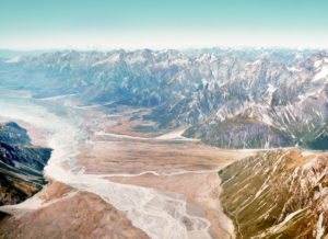 Panoramic View Over Fox Glacier South Island New Zealand Panoramic View Over Fox Glacier South Island New Zealand