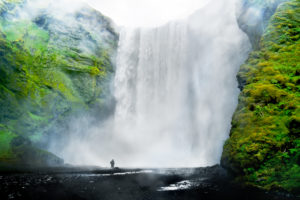 Skógafoss, Waterfall at Iceland Skógafoss, Waterfall at Iceland