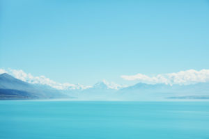 Mount Cook and Lake Pukaki, South Island, New Zealand Mount Cook and Lake Pukaki, South Island, New Zealand