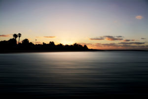 Sunset over the Bay of Monkey Mia, Australia Sunset over the Bay of Monkey Mia, Australia