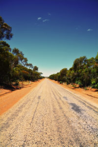 dirt road in outback Australia dirt road in outback Australia