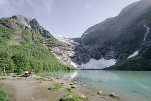 Boyabreen Glacier in Norway