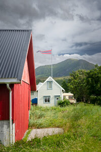 Old wooden house in Norway
