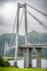 Suspension bridge in Norway
