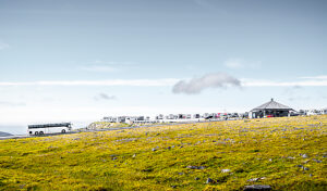 Motorhomes at the North Cape