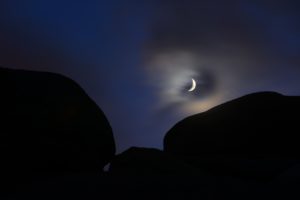 France, Brittany, Côtes-d'Armor, Côte de Granite Rose, Ploumanac'h, granite rock, moon, night, France, Brittany, Côtes-d'Armor, Côte de Granite Rose, Ploumanac'h, granite rock, moon, night,