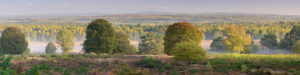 Germany, North Rhine-Westphalia, Wahner moor, view from the telegraph mountain in autumn Germany, North Rhine-Westphalia, Wahner moor, view from the telegraph mountain in autumn