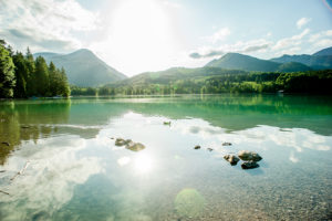 View over the Walchensee, Bavaria, Germany View over the Walchensee, Bavaria, Germany