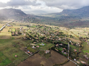 Wild landscape in the hinterland of Palermo, Sicily, Italy.