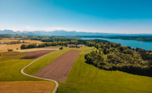 Europe, Germany, Bavaria, Alps, Chiemgau, Simssee, Countryside, Hirnsberg, Bad Endorf