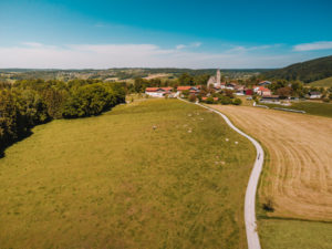 Europe, Germany, Bavaria, Alps, Chiemgau, Simssee, Countryside, Hirnsberg, Bad Endorf