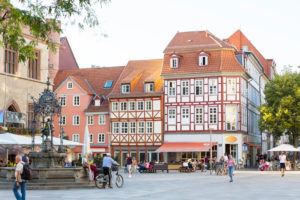 Göttingen market square, Göttingen, Lower Saxony, Germany Göttingen market square, Göttingen, Lower Saxony, Germany