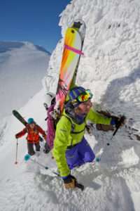 Ski tour in Isafjördur, Westfjords, Iceland