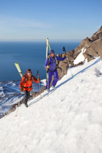 Skitour in Isafjördur, Westfjords, Island Skitour in Isafjördur, Westfjords, Island