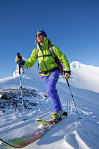 Ski tour in Isafjördur, Westfjords, Iceland