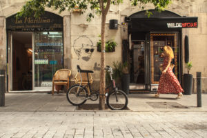 Young trendy Woman walking in urban ambient, Barcelona, City, Urban lifestyle, street wear, Catalonia, Spain, leisure, sightseeing Young trendy Woman walking in urban ambient, Barcelona, City, Urban lifestyle, street wear, Catalonia, Spain, leisure, sightseeing