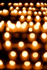 France, Alsace, Strasbourg, Strasbourg Minster, inside, votive candles, blur France, Alsace, Strasbourg, Strasbourg Minster, inside, votive candles, blur
