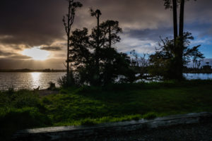 Sunset over Lake Brunner, South Island New Zealand Sunset over Lake Brunner, South Island New Zealand