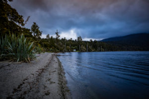 Sunset on the shores of Lake Brunner, South Island New Zealand Sunset on the shores of Lake Brunner, South Island New Zealand