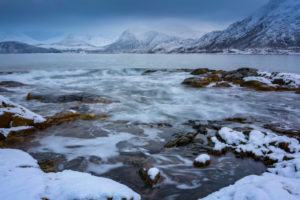 Europe, Norway, Troms, Tromvik, rough coast Europe, Norway, Troms, Tromvik, rough coast