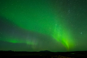 Europe, Nordic island nation, Iceland, Northern Lights on Gulfoss Europe, Nordic island nation, Iceland, Northern Lights on Gulfoss