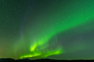 Europe, Nordic island nation, Iceland, Northern Lights on Gulfoss Europe, Nordic island nation, Iceland, Northern Lights on Gulfoss