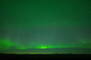 Europe, Nordic island nation, Iceland, Northern Lights on Gulfoss Europe, Nordic island nation, Iceland, Northern Lights on Gulfoss