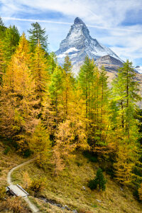 Europe, Switzerland, Canton Valais, Zermatt, Autumn on the Matterhorn Europe, Switzerland, Canton Valais, Zermatt, Autumn on the Matterhorn
