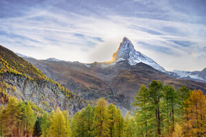 Europe, Switzerland, Canton Valais, Zermatt, Autumn on the Matterhorn Europe, Switzerland, Canton Valais, Zermatt, Autumn on the Matterhorn