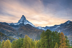 Europe, Switzerland, Canton Valais, Zermatt, Autumn on the Matterhorn Europe, Switzerland, Canton Valais, Zermatt, Autumn on the Matterhorn