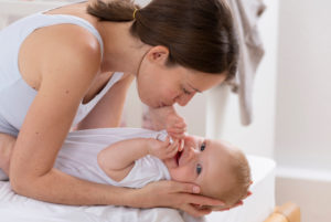 Mother and baby