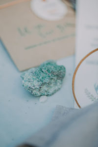 Decoration at alternative wedding celebration, close up
