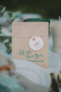 Decoration at alternative wedding celebration, close up