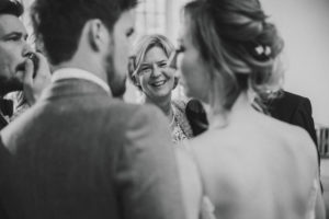 Wedding, newlyweds, guests, happy,