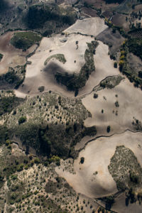 South Spanish countryside at Olvera, aerial view, Andalusia, Spain South Spanish countryside at Olvera, aerial view, Andalusia, Spain