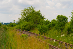 old railway track in germany old railway track in germany