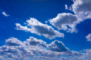 Cumulus clouds on a summer day Cumulus clouds on a summer day