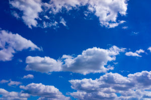 Cumulus clouds on a summer day Cumulus clouds on a summer day