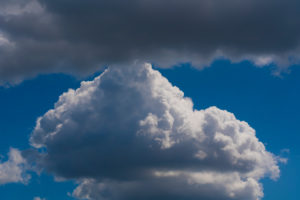 Cumulus clouds on a summer day Cumulus clouds on a summer day