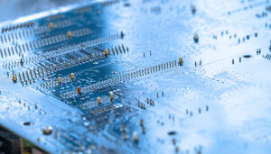 Studio, back of a mainboard