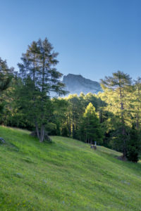 Aldein, Provinz Bozen, Südtirol, Italien. Geoparc Bletterbach. Das Aldeiner Weißhorn Aldein, Provinz Bozen, Südtirol, Italien. Geoparc Bletterbach. Das Aldeiner Weißhorn