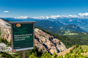 Aldein, Provinz Bozen, Südtirol, Italien. Geoparc Bletterbach. Aldein, Provinz Bozen, Südtirol, Italien. Geoparc Bletterbach.