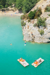 Lake of Sainte-Croix, Gorges du Verdon, Alpes-de-Haute Provence, Provence, France, Europe Lake of Sainte-Croix, Gorges du Verdon, Alpes-de-Haute Provence, Provence, France, Europe