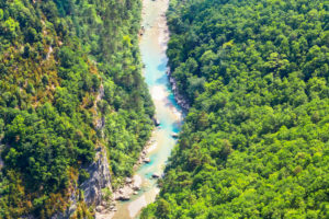 Gorge du Verdon, aerial view, Alpes de Haute Provence, Provence, France Gorge du Verdon, aerial view, Alpes de Haute Provence, Provence, France