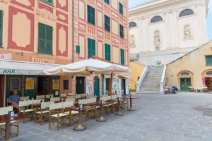 The picturesque fishing village of Camogli, Camogli, Liguria, Italy, Europe The picturesque fishing village of Camogli, Camogli, Liguria, Italy, Europe