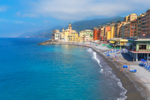 The picturesque fishing village of Camogli, Camogli, Liguria, Italy, Europe The picturesque fishing village of Camogli, Camogli, Liguria, Italy, Europe