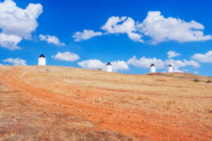 Windmills, Campo de Criptana, Ciudad Real Province, Castilla-La Mancha, Spain, 