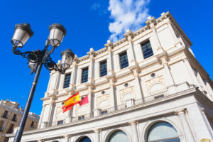 Royal theater, Plaza de Oriente, Madrid, Spain, Europe Royal theater, Plaza de Oriente, Madrid, Spain, Europe
