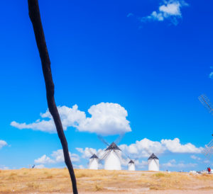 Windmills, Campo de Criptana, Ciudad Real Province, Castilla-La Mancha, Spain, 
