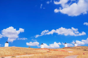 Windmills, Campo de Criptana, Ciudad Real Province, Castilla-La Mancha, Spain, 
